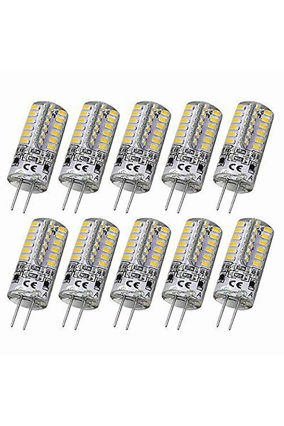 Aibik G4 DC12V Warm White 5W 10Pcs G4 Led Bulb 2W 3W 5W 9W 10W 12W 15W AC/DC12V/AC220V 3014SMD Silicone La