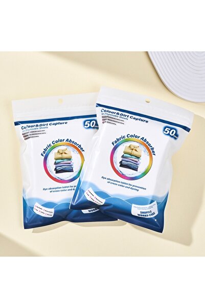 Choice1 2 كيس (100 قطعة) 50 قطعة من غشاء امتصاص الألوان، غسيل آلي منزلي، ورق ...