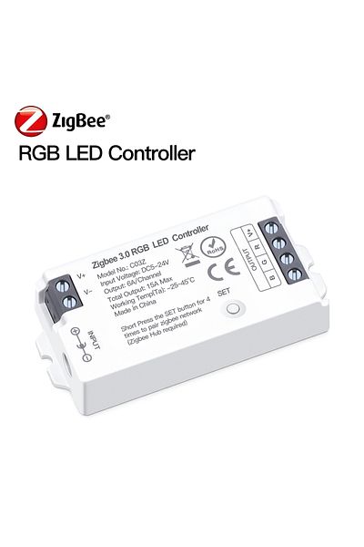 Lcamaw RGB Controller Zigbee 3.0 Smart Home RGB Led Controller,Wifi Switch for 5050/2835 Neon COB Led Tape