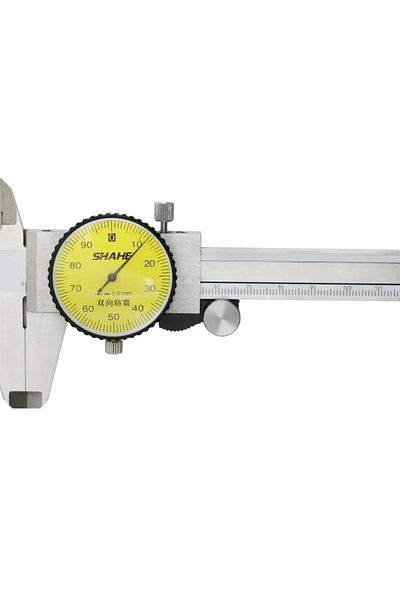 Shahe 0-150mm 0.01mm SHAHE 150mm 6 Inch Precision Dial Caliper Dial Vernier Caliper Micrometer Gauge Dial