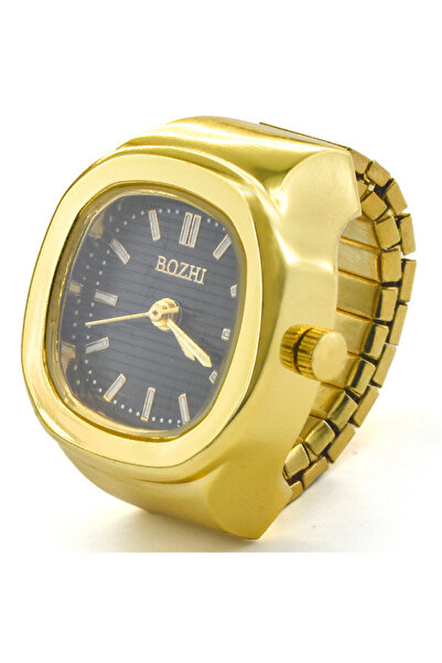 Choice ساعة كوارتز بحلقة ذهبية سوداء جديدة ومبيعات ساخنة إبداعية مصنوعة من سب...