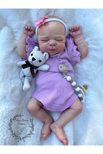 NPK دمية طفل حديث الولادة بيضاء اللون مقاس 49 سم وطول 19 بوصة - باسكال، جسم ن...