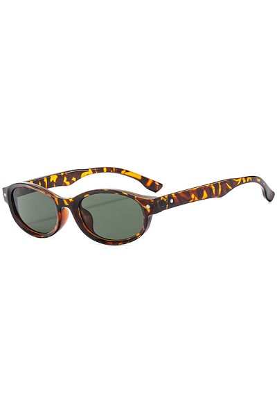 Choice leopard New Personalized Mi Nail Fashion Trend Sunglasses Women Oval Small Frame Y2K Sun Glasses UV