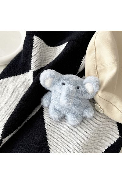 Choice Airpods 4 Gen Dark Grey Cute Plush Dumbo Earphone Case for Apple Airpods Pro 2 Airpods Pro 4 3 2 1 G