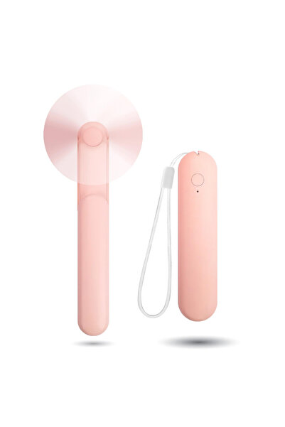 Choice1 Pink Handheld Mini Fan, Portable Small Pocket Fan, USB Rechargeable P...