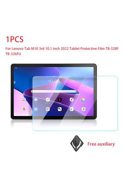 Choice قطعة واحدة لجهاز Tab M10 3rd قطعة واحدة من واقي الشاشة الزجاجي عالي الدقة المقوى لجهاز Lenovo Tab M10 الجيل الثالث 10.1
