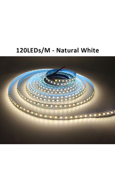 Choice Natural White 120LED MJJC 5M 12V LED Strip SMD 2835 LED Tape 120LED/M 240LED/M Ice Blue Warm Cool Wh