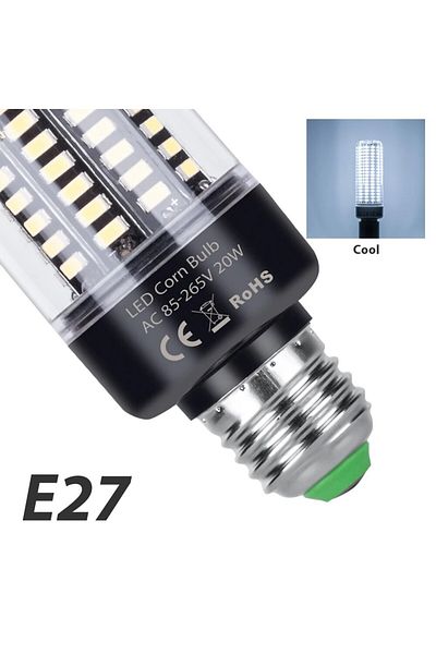 Choice 108leds 9W E27 Cool White E27 LED Light Bulb E14 Corn Lamp B22 Ceiling Chandeliers 3.5W 5W 7W 9W 12W