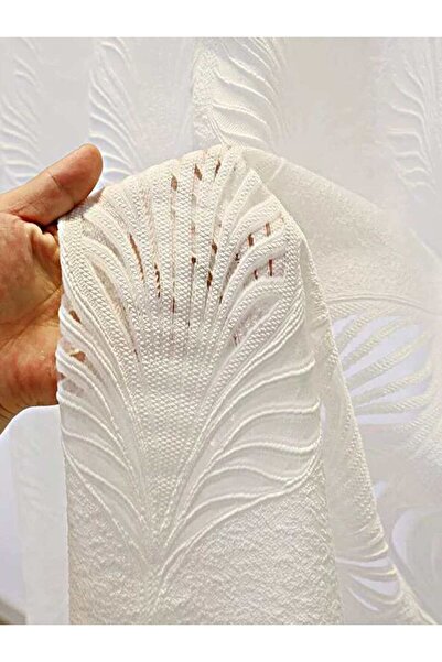 Choice ستائر سميكة عالية الجودة مطرزة على الطراز الأوروبي بمقاس 140×240 سم باللون الأبيض والرمادي