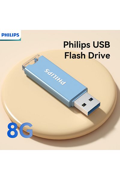 Philips 64GB Blue PHILIPS USB2.0 Multi-Color USB Flash Drive High Speed Transmission 8G 16G 32G 64G Portable
