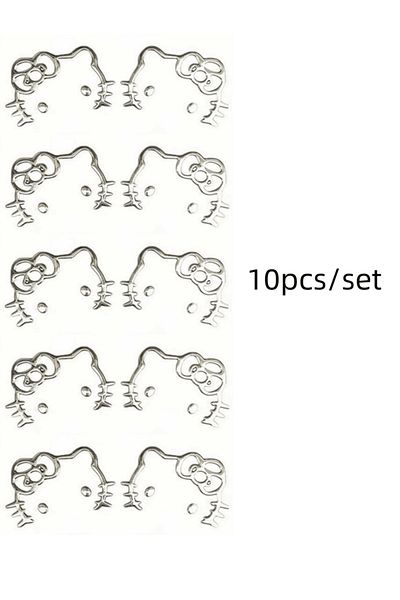 Miniso 10pcs 2/10pcs Hello Kitty PVC Stickers Versatile and Durable for Phones Cars Gadgets Perfect Gift