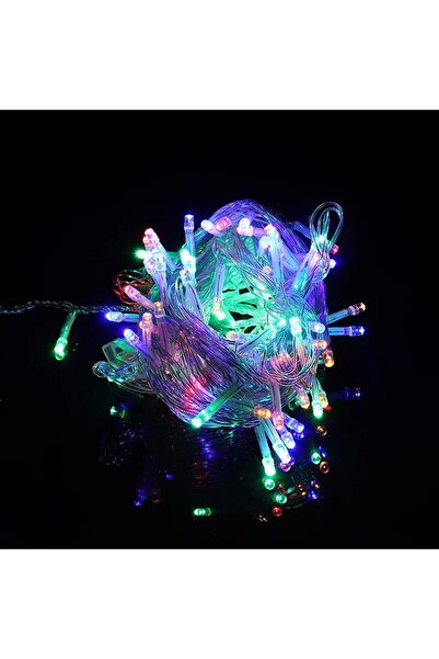 Choice سلسلة أضواء LED خارجية ملونة بطول 10 أمتار مقاومة للماء وإضاءة خرافية لحفلات الزفاف والعطلات