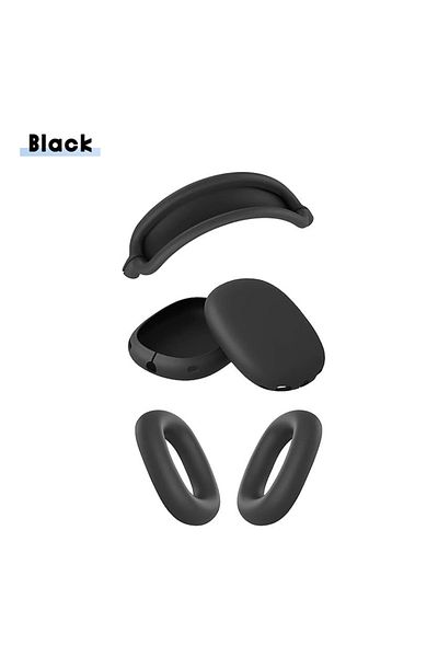 Choice Black Silicone protective cover / anti-scratch ear pad protective cover / earmuff cover / headband c