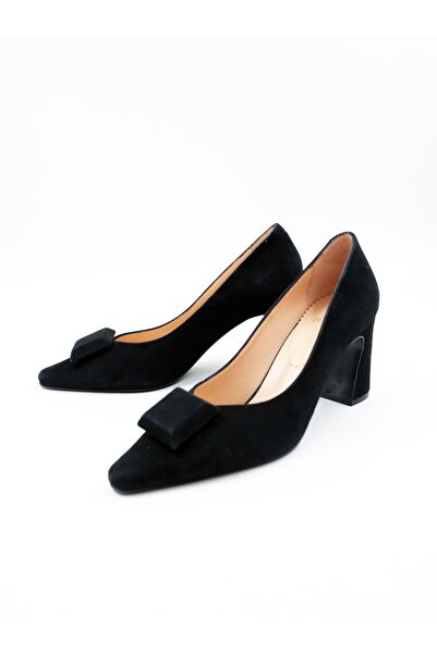 Tenau Kadın Hakiki Deri Topuklu Ayakkabı