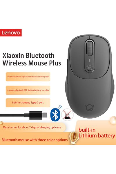 Choice GRAY Mouse Xiaoxin Plus Bluetooth Wireless Mouse Twilight Dark Gray Bluetooth Dual Mode Mouse Silent