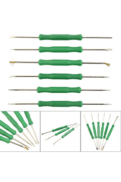 Choice 6Pcs PCB Desoldering Aid Tool Kit Soldering Welding Aid Assist Tool Cleaning Repair Tool Scraper ...