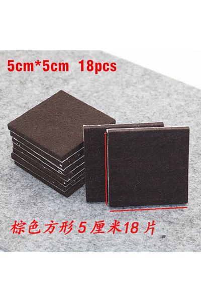 Choice R 32/160Pcs Thickened Felt Chair Leg Pads Round Square Floor Protector Self Adhesive Furniture Tabl.