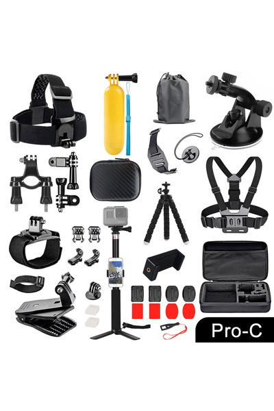 Choice مجموعة ملحقات كاميرا الحركة I5-3-T133 مع محول حامل ثلاثي القوائم لكامي...