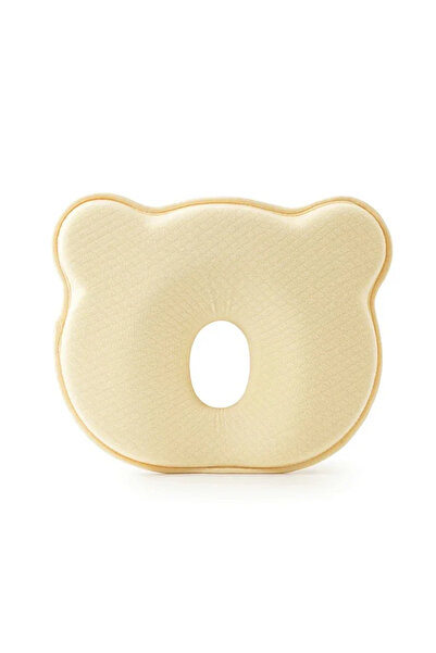 Choice وسادة ذاكرة للأطفال حديثي الولادة باللون الأصفر من إسفنج الذاكرة العام من فور سيزونز، مصنوعة من القطن الخالص ومضادة للهجرة