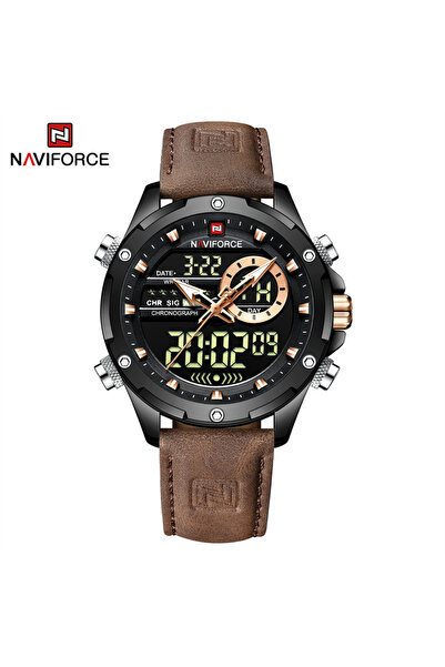 Choice ساعات BBDBN NAVIFORCE الفاخرة الأصلية للرجال، ساعة يد كوارتز كرونوغراف...