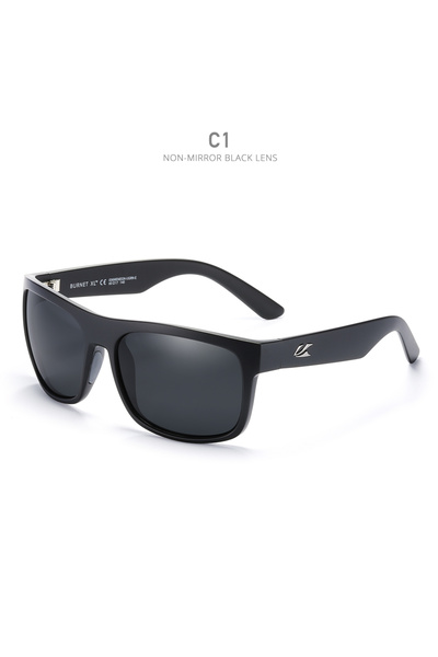 Choice نظارة شمسية C1 Kaenon XL مستطيلة كبيرة الحجم مستقطبة للرجال مصنوعة من مادة TR90 المرنة للاستخدام في الهواء الطلق