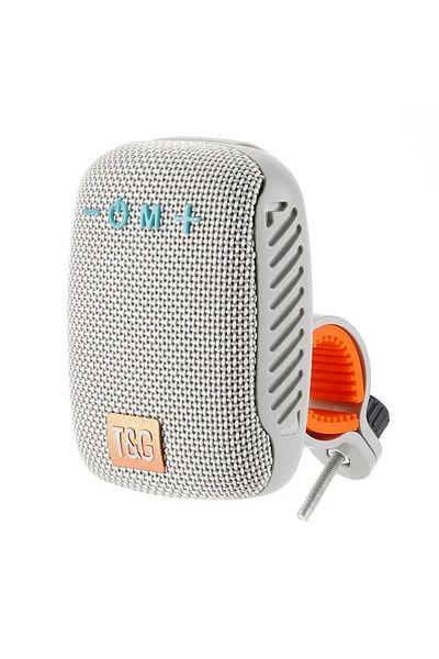T&G TG392 Gray Outdoor Bicycle TG392 Portable Bluetooth Speaker TWS Wireless Mini Bass FM Radio Soundbar