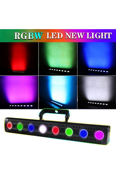 Choice Eu plug RGBW 8 LED RGBW 4IN1 DMX Wall Wash Lamp DJ Disco Party Par Stage Light Effect for Dance Bar