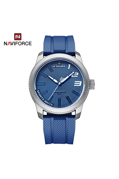 Choice ساعة SWBE NAVIFORCE الفاخرة للرجال من الكوارتز بسوار من السيليكون وساع...