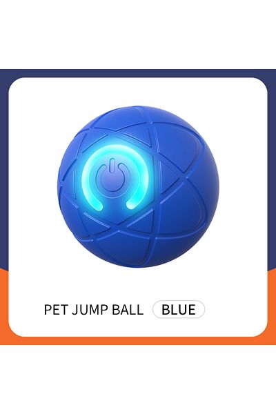 Choice Blue New Smart Dog Toy Ball Electronic Interactive Pet Toy Moving Ball USB Automatic Companion Toy J