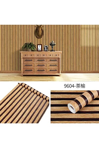 Choice ورق جدران 9604 من الخشب الطبيعي، مقاس 45 سم × 300 سم، قابل للتقشير وال...