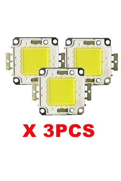 Choice Warm White 50W 30-36V(3PCS) 3pcs 10W 20W 30W 50W 100W LED Beads Light DC12V-36V Matrix COB Integrate