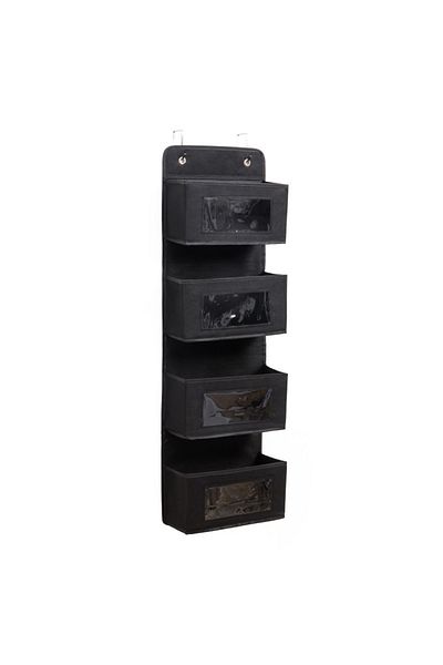 Choice black 1PC Behind The Door Storage Bag Hanging Crib Underwear Hanging Storage Bag Wall Hanging Storag