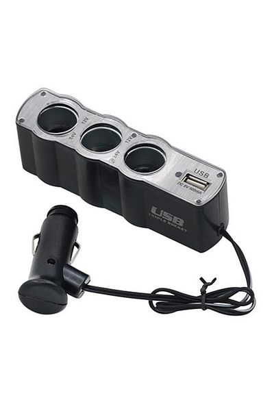 Choice 12/24V Adapter Car Charger Car Cigarette Lighter Socket Splitter Car Styling Car Cigar Cigarette ...
