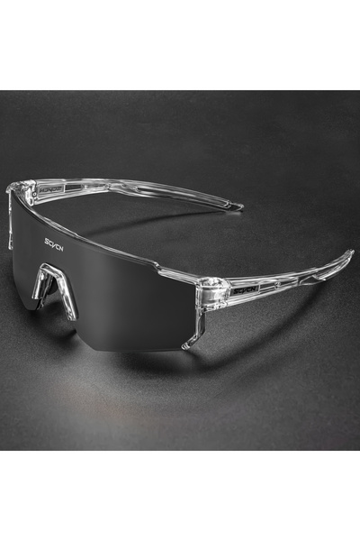 Choice نظارة شمسية جديدة DZ-S1411-B-20 SCVCN لركوب الدراجات للرجال، مقاومة لل...