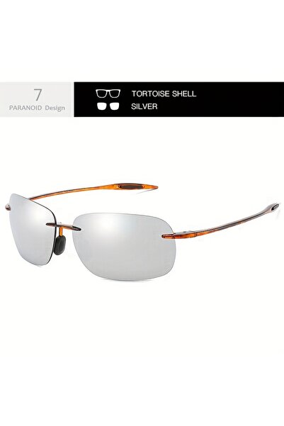 Choice نظارة شمسية Mirror7 PARANOID UV400 للرجال والنساء، 8 ألوان، موديل 8511