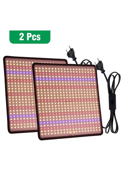 TRANYTON 2pcs LED Grow Light Full Spectrum Phyto Lamp AC85-240V 40W For Indoor Grow Tent Plants Growth Light