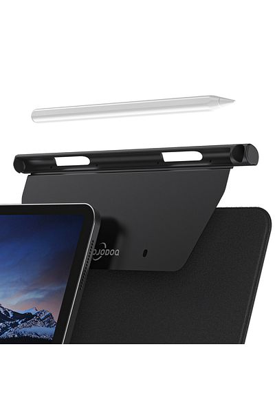 GOOJODOQ لوحة مفاتيح ذكية سوداء قابلة للطي لأجهزة Apple وGOOJODOQ Magic Keyboard مغناطيسية قابلة للطي لأجهزة Apple
