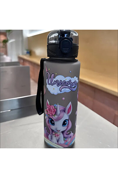 Choice زجاجة مياه معزولة سعة 700 مل، سوداء غير لامعة، بتصميم رائد فضاء كوني، ...