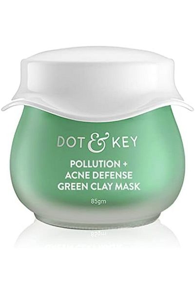 Dot KEY Dot & Key Pollution + Acne Defense Green Clay Mask, 85gm