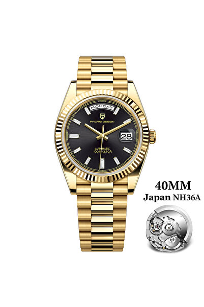 Choice NH36A Gold Black PAGANI DESIGN 2025 New Luxury Rose Gold DD40 Automati...