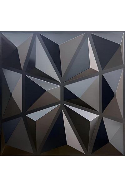 Choice Black diamonds 12pcs/20pcs 3D textured wall panels for indoor wall decoration,suitable for living ro