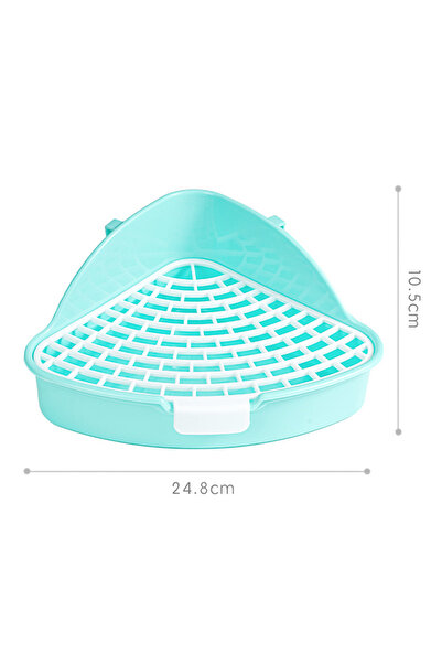 Choice صندوق فضلات أرنب أزرق، صندوق تدريب على استخدام المرحاض للحيوانات الألي...