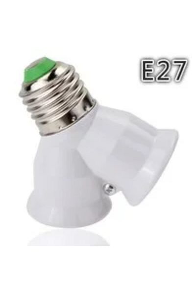 Choice E27 LED Base Light Lamp Bulb Socket E27 to 2-E27 Splitter Adapter HOT base