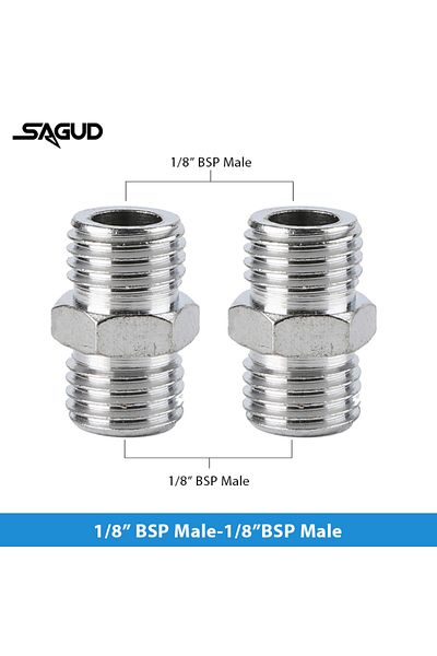 Choice SD-53-2 SAUGD 9PCS/Set Airbrush Adaptor Fitting Accessories Replacement Kit Coupling Connector Tool