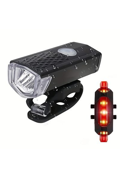 Choice suits Bicycle Light Set Mountain Bike Road Bike Front and Rear Headlight Bicycle Light Accessories