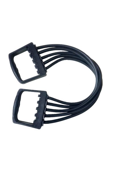 Choice Black Full Body Workout Set Chest Expander with 5 Removable Resistance Bands for Pilates Push-Ups Mu