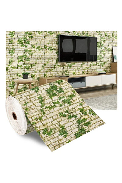 Choice 70 سم × 200 سم لبلاب 70 سم × 2 متر 3D رغوة ناعمة الطوب ورق الجدران لفة ملصق DIY ذاتية اللصق غرفة المعيشة المنزل