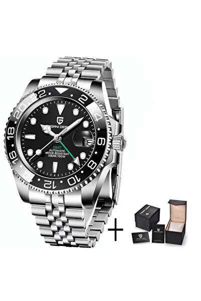 Choice1 Jubilee Black PAGANI DESIGN Top Brand Men Mechanical Wristwatches Luxurys Ceramic Bezel GMT Watches