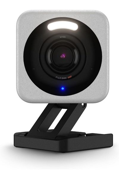 Choice Grey Wyze Cam v4, 2K Wi-Fi Smart Home Security Camera, Indoor/Outdoor Pet/Baby Monitor, Motion Activ