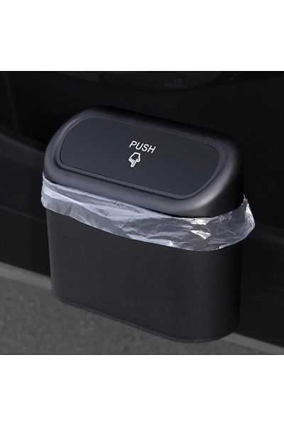 Choice Portable Car Trash Can Hanging Mini Vehicle Garbage Organization With Lid Multifunctional Folding...